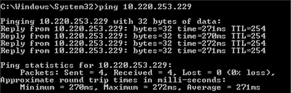 PING test over Digicel