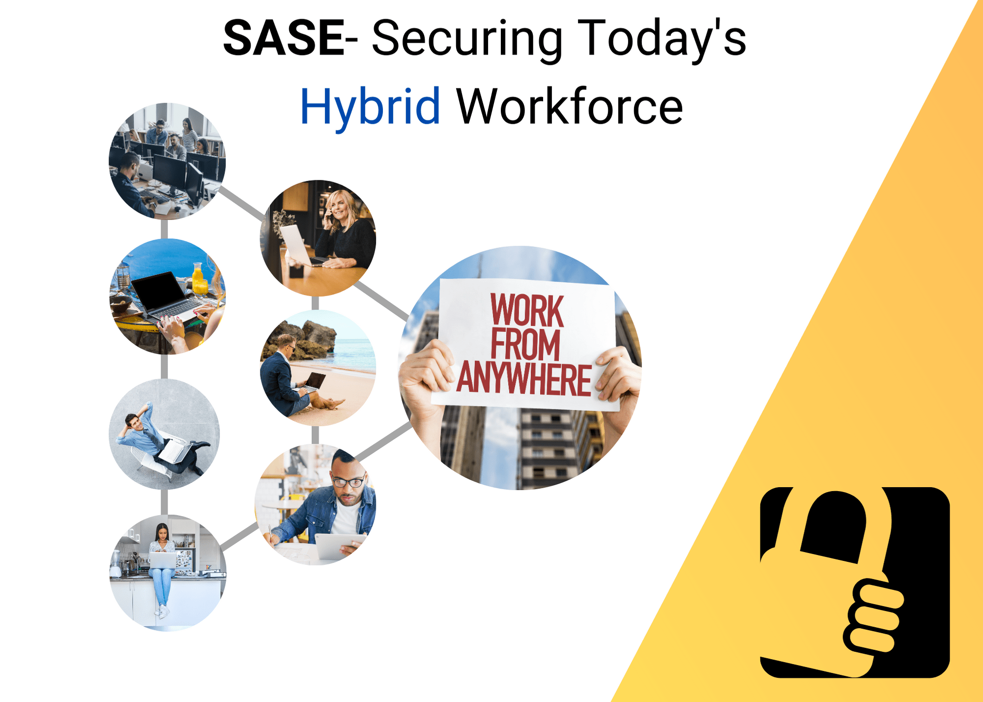 SASE The answer to securing a distributed workforce. 4