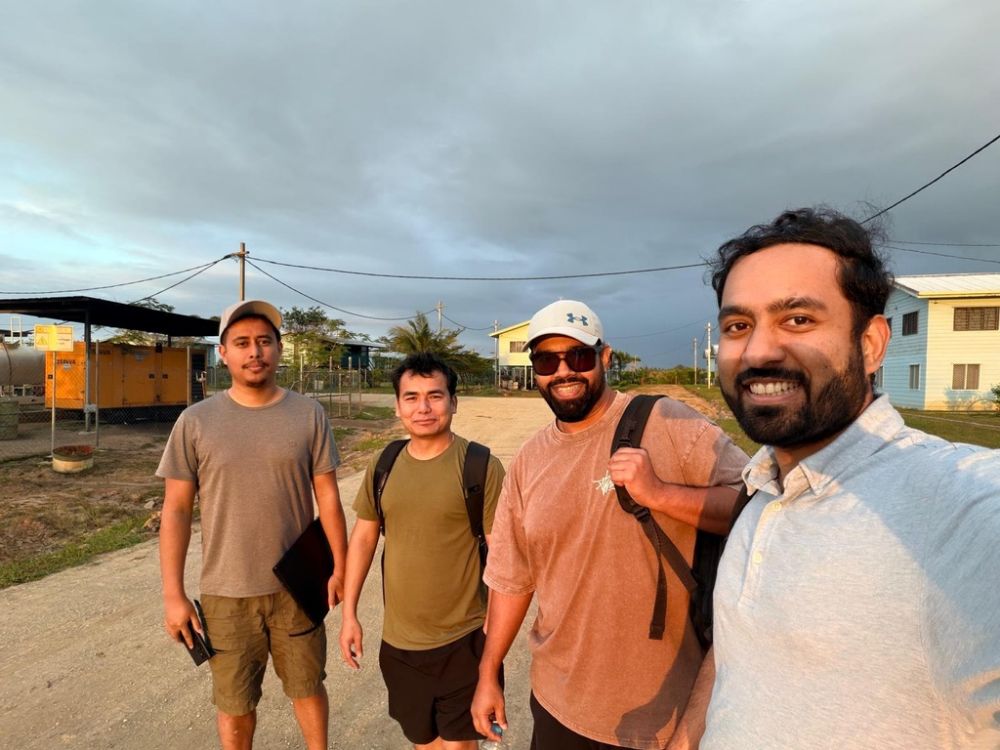 Sprint Networks engineers heading to a remote site in PNG